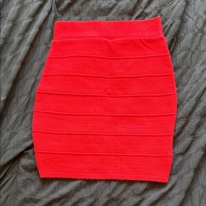 Red Women's Skirt